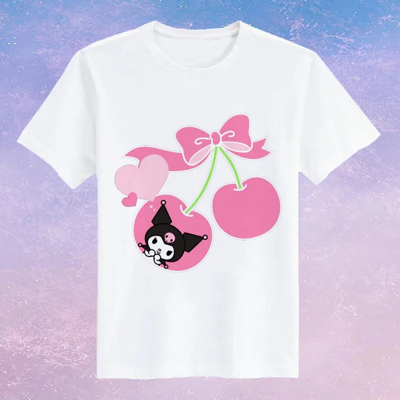 My Melody Kuromi Cartoon Printed T-Shirt