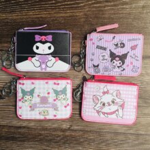 Kuromi Anime Wallet Keychain Bags Kuromi Anime Wallet Keychain Bags