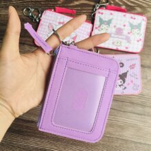 Kuromi Anime Wallet Keychain Bags Kuromi Anime Wallet Keychain Bags