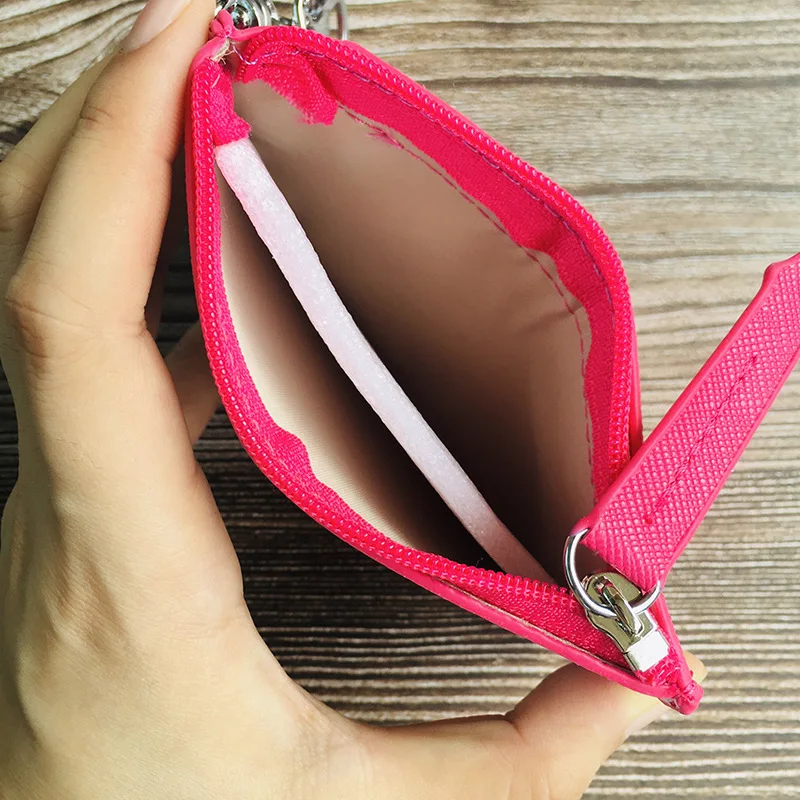 Kuromi Anime Wallet Keychain Bags