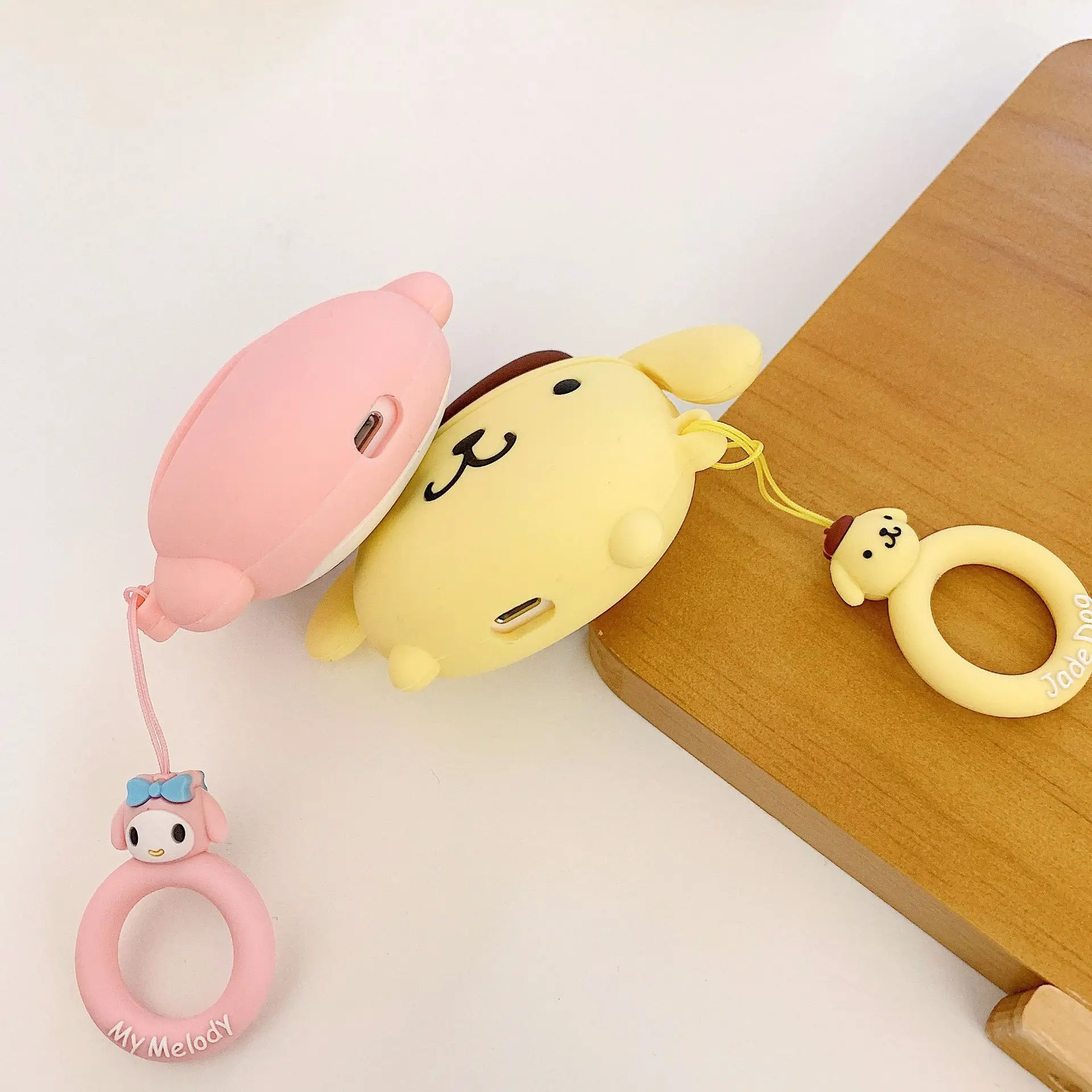 Kuromi Anime Silicone Air Pods Case Cover Kuromi Anime Silicone Air Pods Case Cover