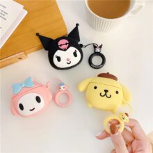 Melody Kuromi BadBadtz-Maru Silicone Earphone Case Cover Melody Kuromi BadBadtz-Maru Silicone Earphone Case Cover
