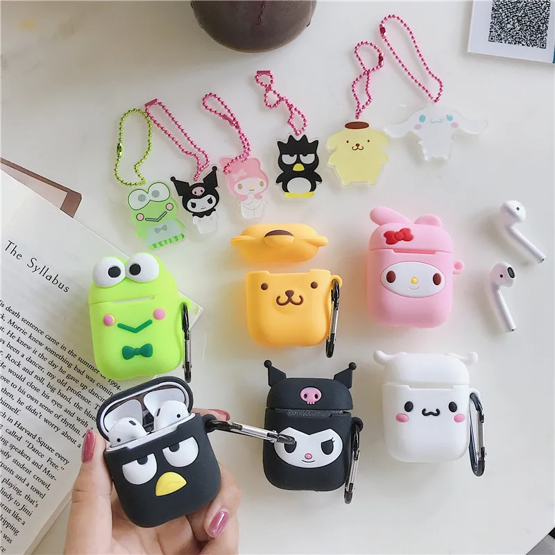 Melody Kuromi BadBadtz-Maru Silicone Earphone Case Cover