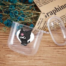Kuromi Anime Soft Silicone Transparent Charging Bluetooth Air Pods Case Kuromi Anime Soft Silicone Transparent Charging Bluetooth Air Pods Case