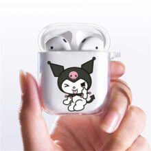 Kuromi Baku Soft Matte TPU Earphone Cover Kuromi Baku Soft Matte TPU Earphone Cover
