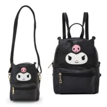 My Melody Cinnamoroll Kuromi PU Leather Small Back Pack Crossbody Bags For Women My Melody Cinnamoroll Kuromi PU Leather Small Back Pack Crossbody Bags For Women