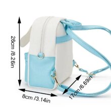 My Melody Cinnamoroll Kuromi PU Leather Small Back Pack Crossbody Bags For Women My Melody Cinnamoroll Kuromi PU Leather Small Back Pack Crossbody Bags For Women