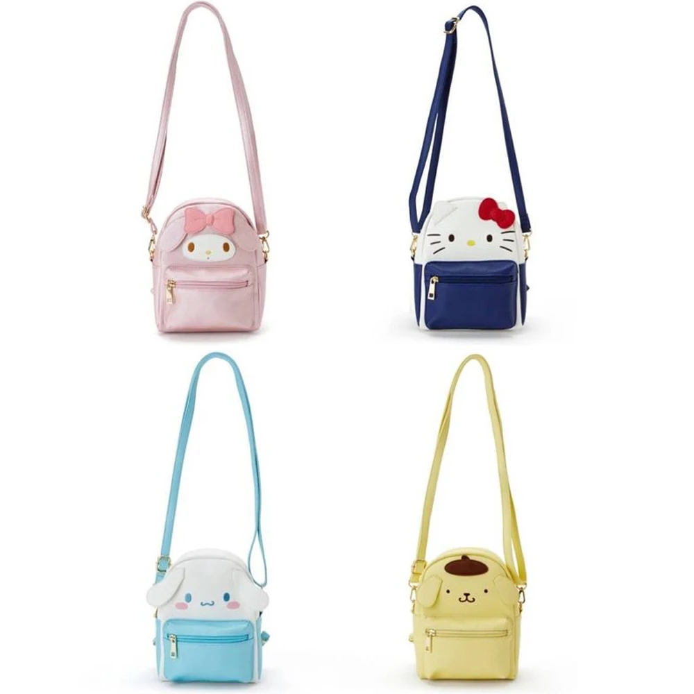 My Melody Cinnamoroll Kuromi PU Leather Shoulder Messenger Bag My Melody Cinnamoroll Kuromi PU Leather Shoulder Messenger Bag