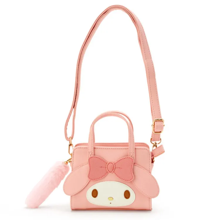 My Melody Kuromi Cinnamoroll PomPom Purin Mini Messenger Bags