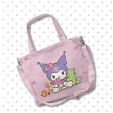My Melody Kuromi Canvas Shoulder Large Capacity Bag My Melody Kuromi Canvas Shoulder Large Capacity Bag