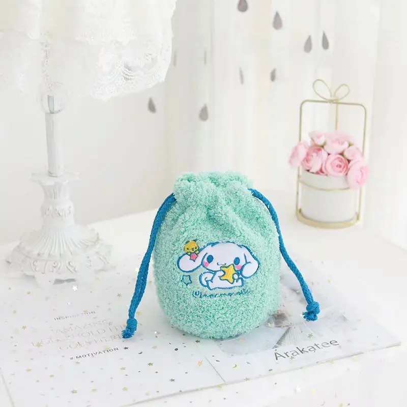 Hello Kitty My Melody Cinnamoroll Little Twin Star PomPomPurin Kuromi Cosmetic Drawstring Pocket Bag Hello Kitty My Melody Cinnamoroll Little Twin Star PomPomPurin Kuromi Cosmetic Drawstring Pocket Bag