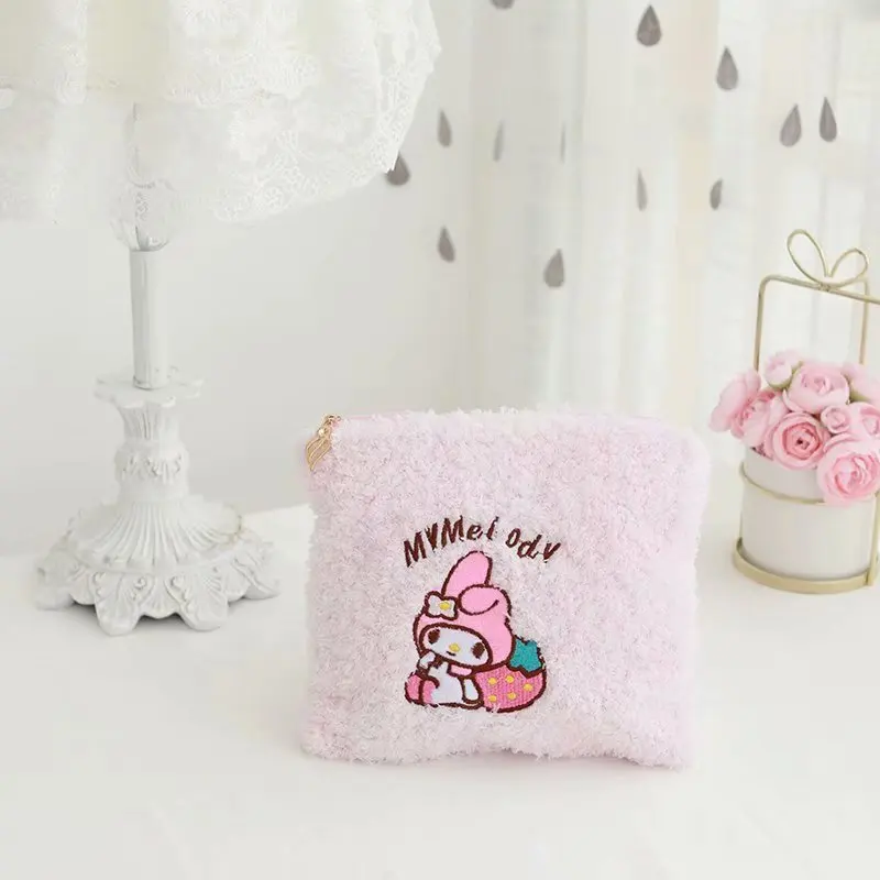 Hello Kitty My Melody Cinnamoroll Little Twin Star PomPomPurin Kuromi Cosmetic Drawstring Pocket Bag Hello Kitty My Melody Cinnamoroll Little Twin Star PomPomPurin Kuromi Cosmetic Drawstring Pocket Bag