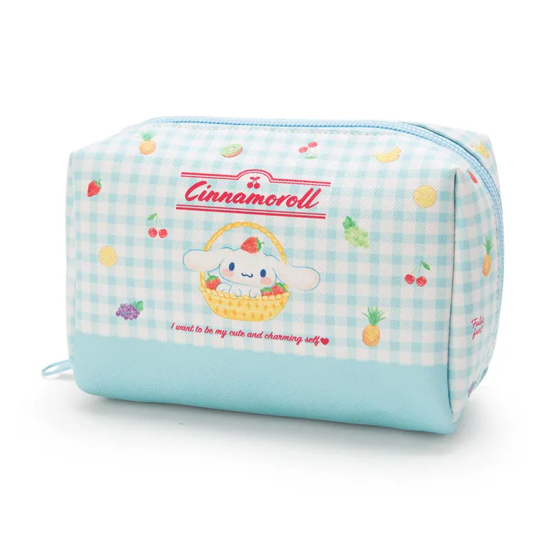 Little Twin Stars My Melody Kuromi Cartoon PU Leather Storage Bag