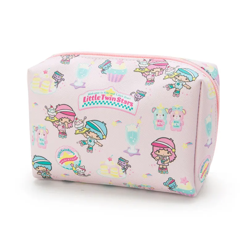 Little Twin Stars My Melody Kuromi Cartoon PU Leather Storage Bag
