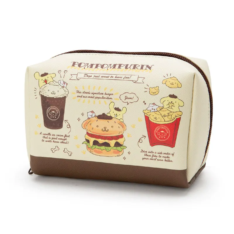 Little Twin Stars My Melody Kuromi Cartoon PU Leather Storage Bag