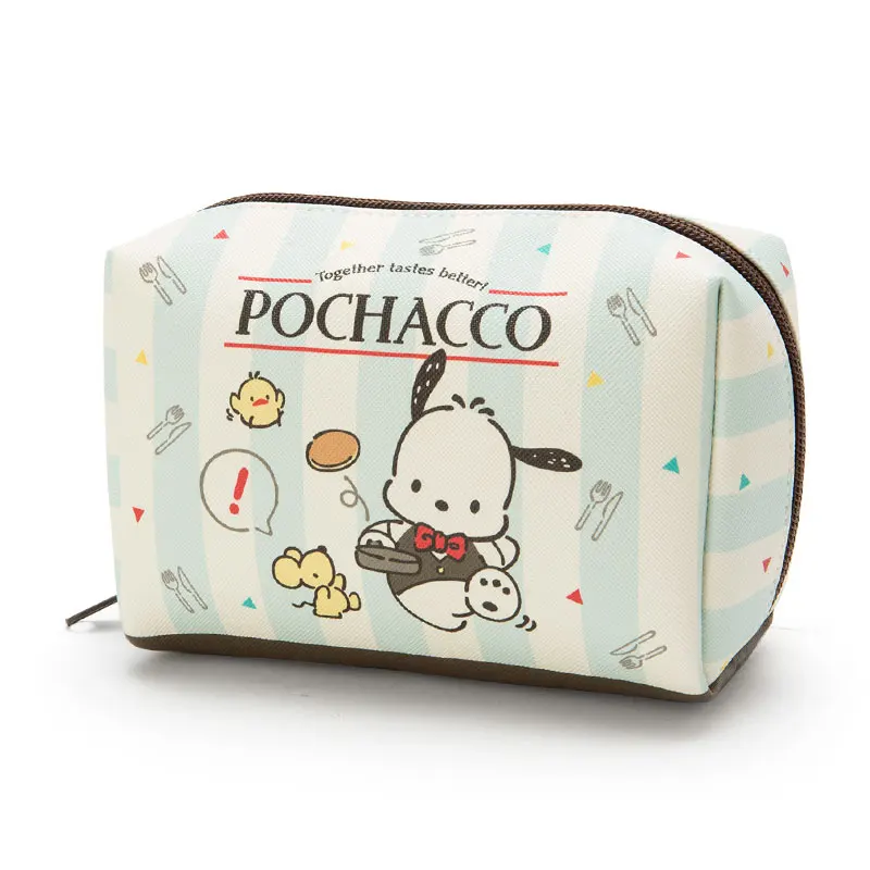 Little Twin Stars My Melody Kuromi Cartoon PU Leather Storage Bag