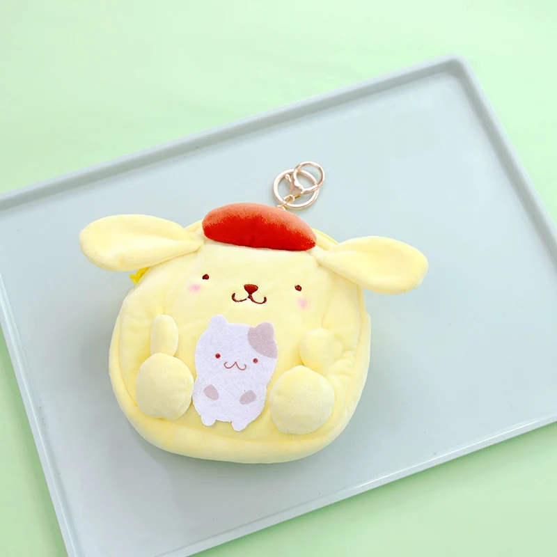 Hello Kitty My Melody Cinnamoroll Pompompurin Kuromi Pochacco Coin Purse Pendant