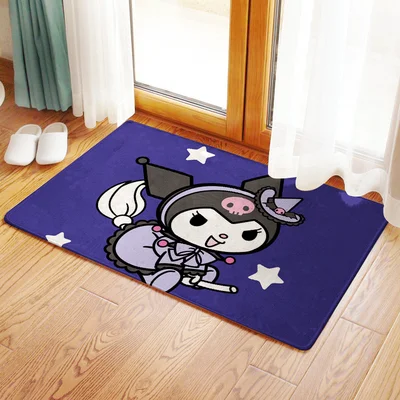 Kuromi Melody Anime Home Decoration Floor Mat Carpets Kuromi Melody Anime Home Decoration Floor Mat Carpets