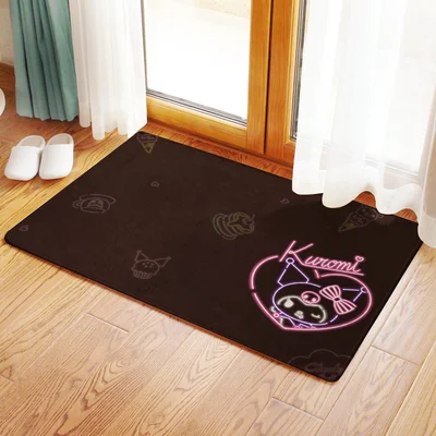 Kuromi Melody Anime Home Decoration Floor Mat Carpets Kuromi Melody Anime Home Decoration Floor Mat Carpets