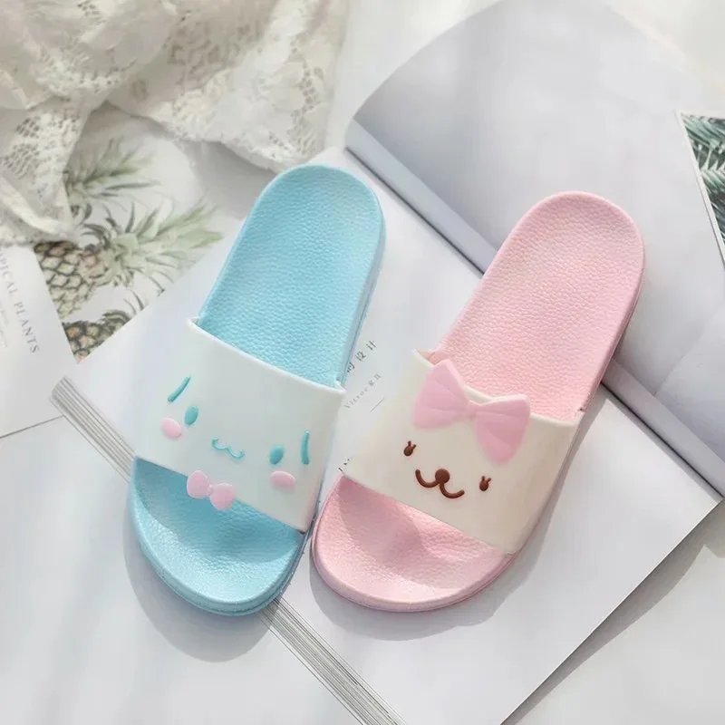 Cartoon Kuromi Non Slip Soft Kawaii Slippers