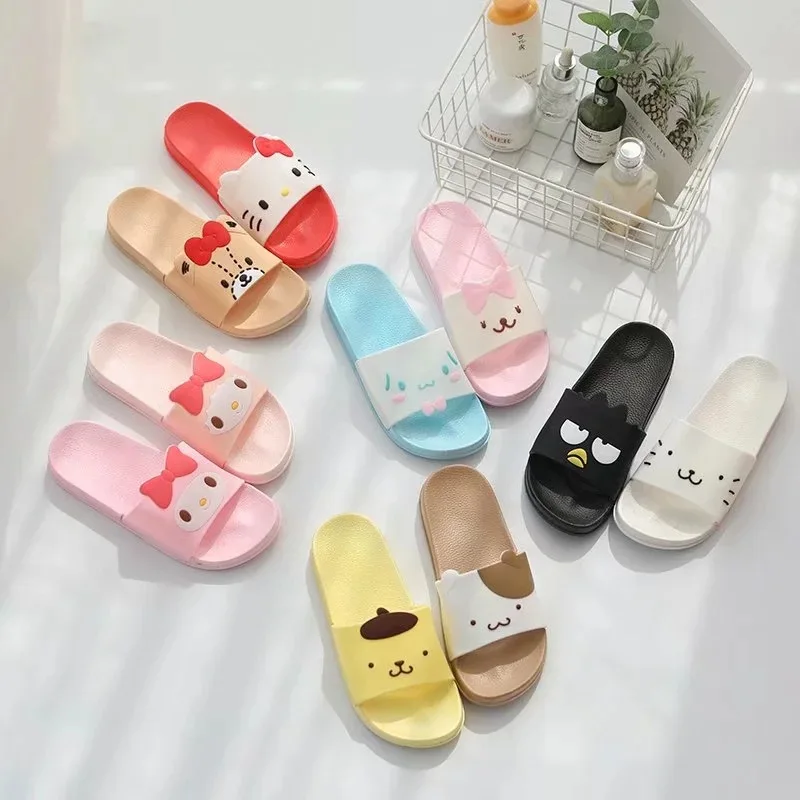 Cartoon Kuromi Non Slip Soft Kawaii Slippers