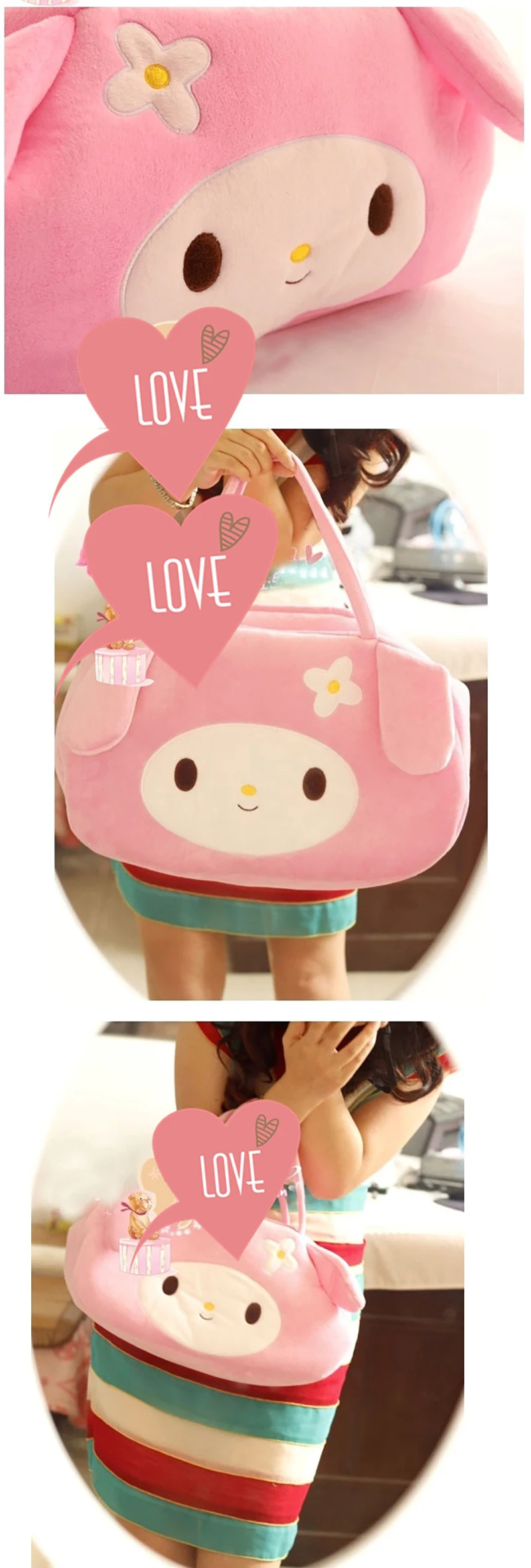 Kuromi Cartoon Large Capacity Shoulder Bag