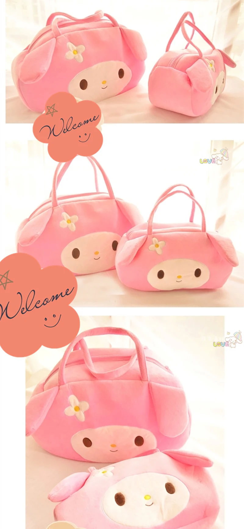 Kuromi Cartoon Large Capacity Shoulder Bag