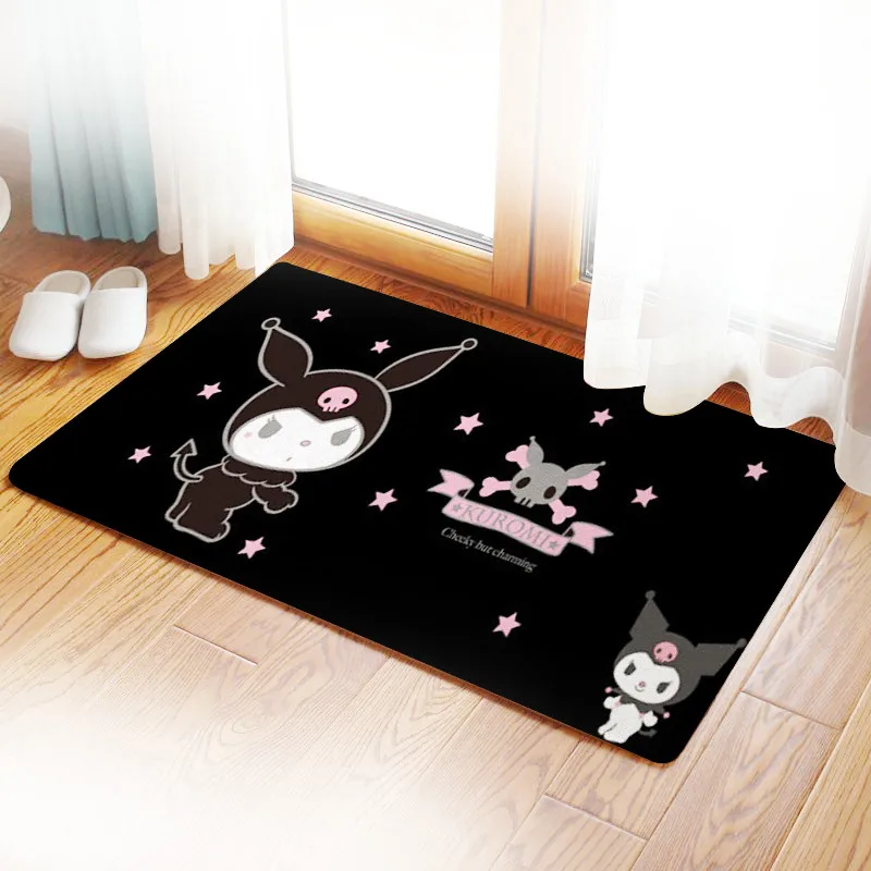 Kuromi Melody Anime Home Decoration Floor Carpets