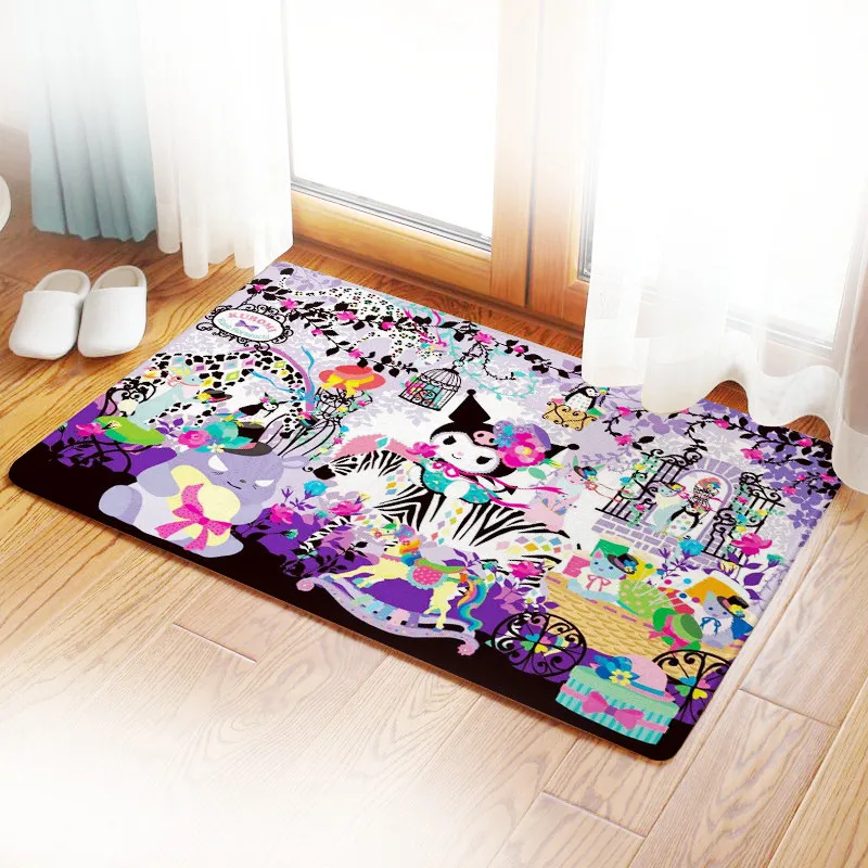 Kuromi Melody Anime Home Decoration Floor Carpets