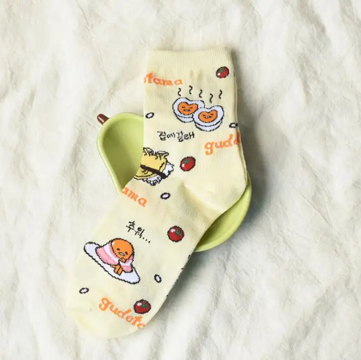 My Melody Purin Pudding Dog Frog Kuromi Gudetama Anime Socks