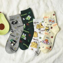 My Melody Purin Pudding Dog Frog Kuromi Gudetama Anime Socks My Melody Purin Pudding Dog Frog Kuromi Gudetama Anime Socks