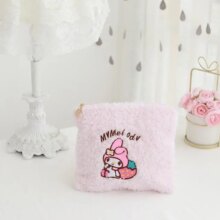 My Melody Pudding Cinnamoroll Dog Kuromi Plush Portable Storage Coin Bag My Melody Pudding Cinnamoroll Dog Kuromi Plush Portable Storage Coin Bag
