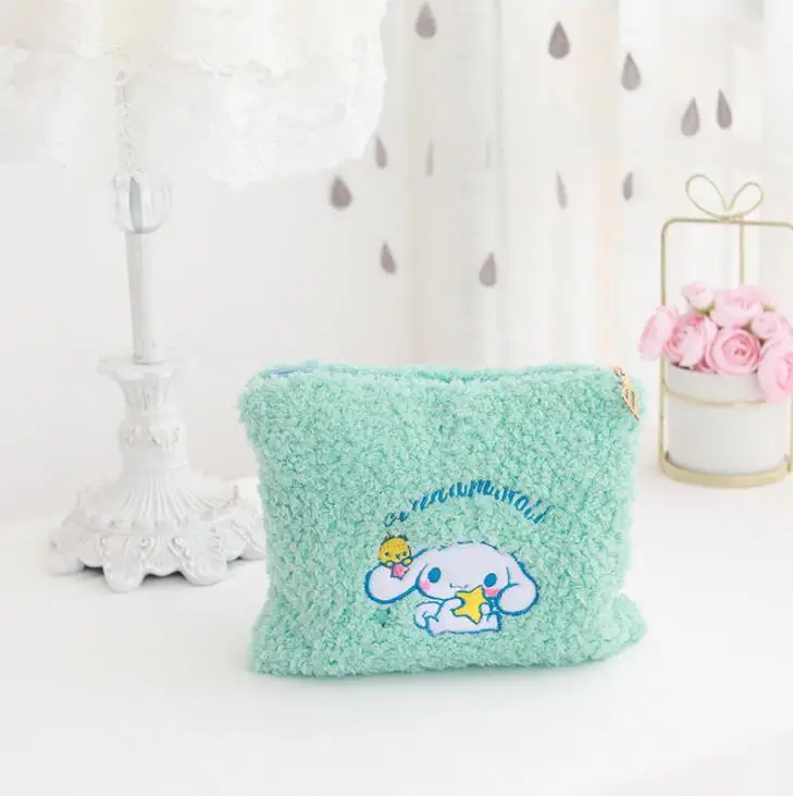 My Melody Pudding Cinnamoroll Dog Kuromi Plush Portable Storage Coin Bag My Melody Pudding Cinnamoroll Dog Kuromi Plush Portable Storage Coin Bag