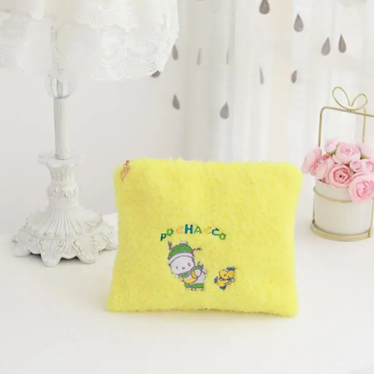 My Melody Pudding Cinnamoroll Dog Kuromi Plush Portable Storage Coin Bag My Melody Pudding Cinnamoroll Dog Kuromi Plush Portable Storage Coin Bag