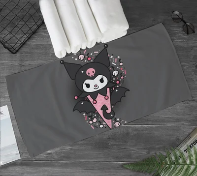 Kuromi Melody Anime Cosplay Washcloth Bath Towel