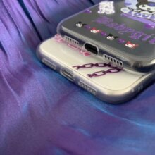 Kuromi My Melody Anime Soft TPU iPhone Case Kuromi My Melody Anime Soft TPU iPhone Case