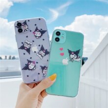 Kuromi My Melody Anime Clear Soft TPU Phone Case Kuromi My Melody Anime Clear Soft TPU Phone Case