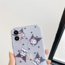 Kuromi My Melody Anime Clear Soft TPU Phone Case Kuromi My Melody Anime Clear Soft TPU Phone Case
