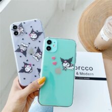 Kuromi My Melody Anime Clear Soft TPU Phone Case Kuromi My Melody Anime Clear Soft TPU Phone Case