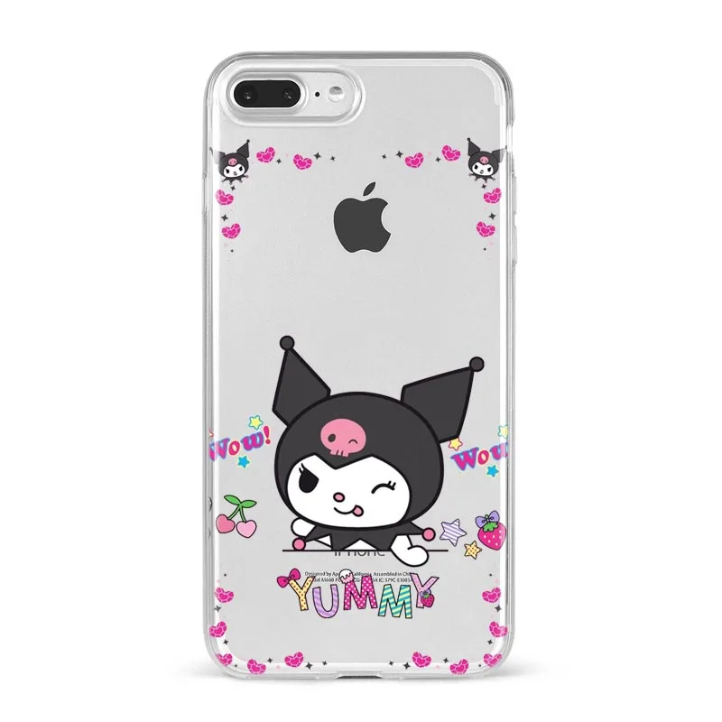 Melody Kuromi Baku Soft Silicone TPU Phone Cover