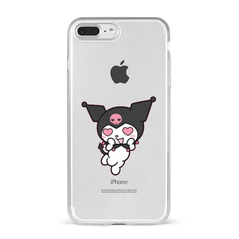 Melody Kuromi Baku Soft Silicone TPU Phone Cover