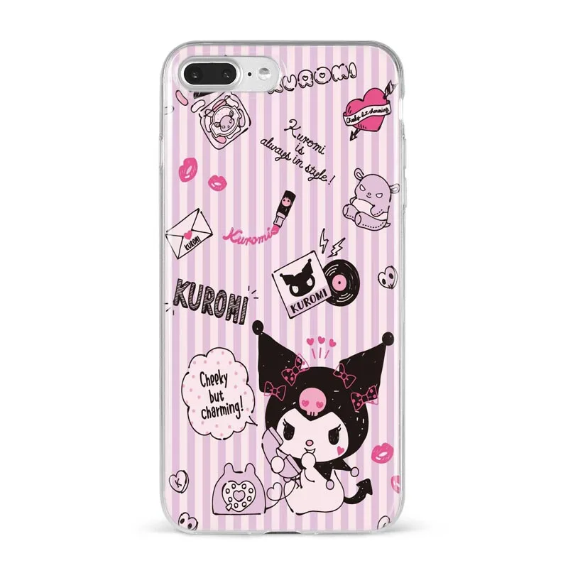 Melody Kuromi Baku Soft Silicone TPU Phone Cover