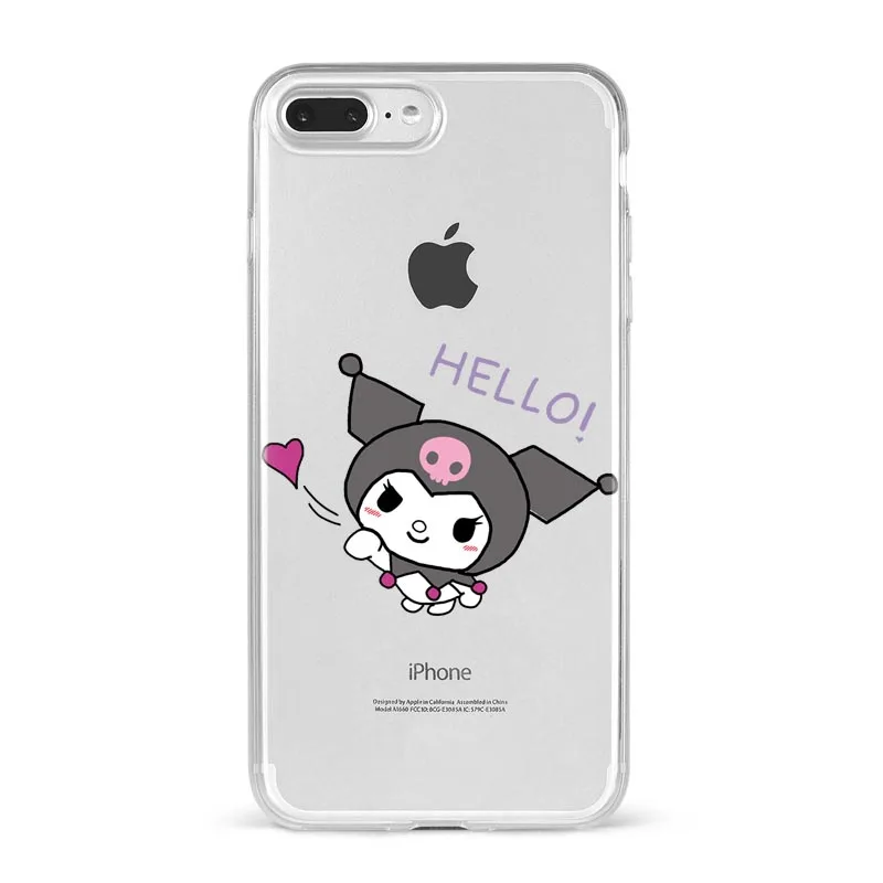 Melody Kuromi Baku Soft Silicone TPU Phone Cover