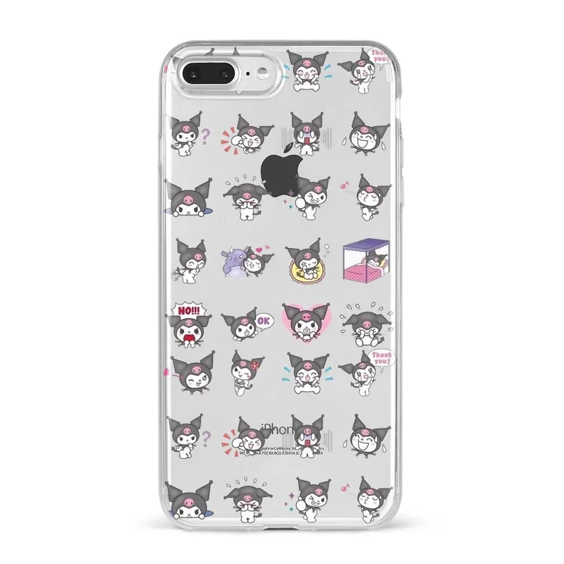Melody Kuromi Baku Soft Silicone TPU Phone Cover