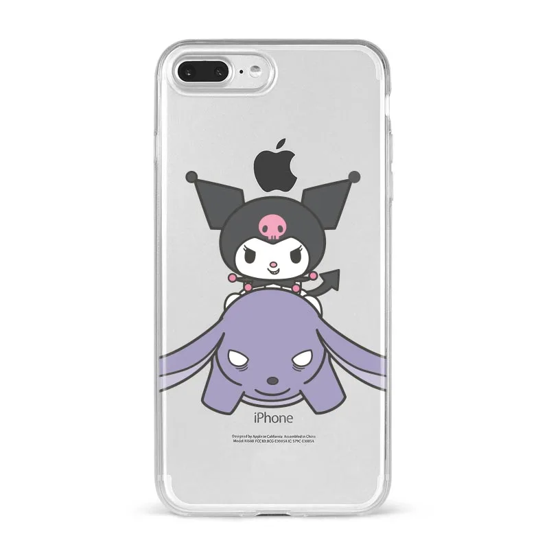 Melody Kuromi Baku Soft Silicone TPU Phone Cover