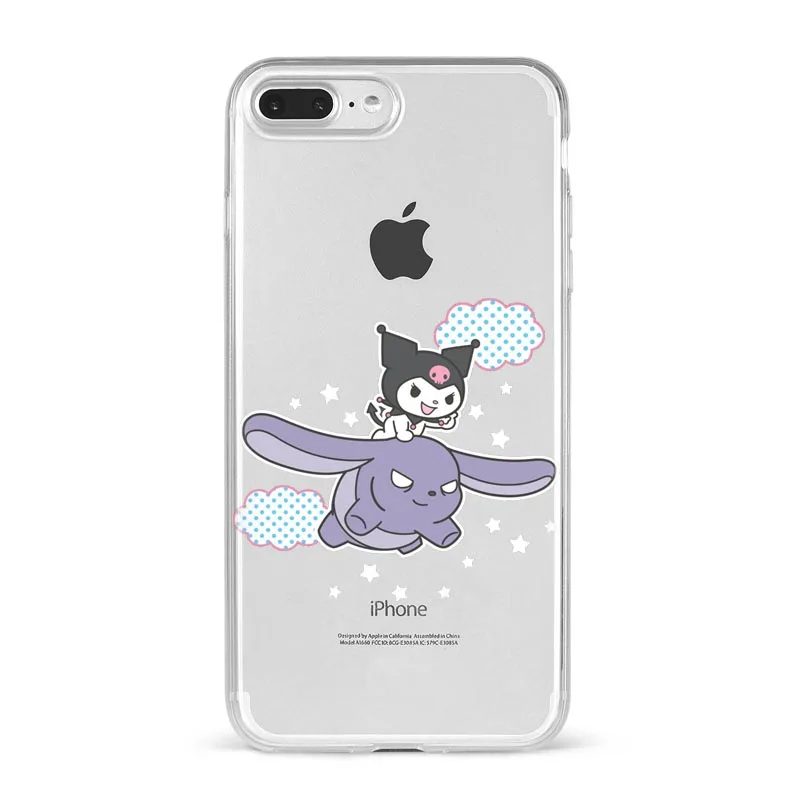 Melody Kuromi Baku Soft Silicone TPU Phone Cover