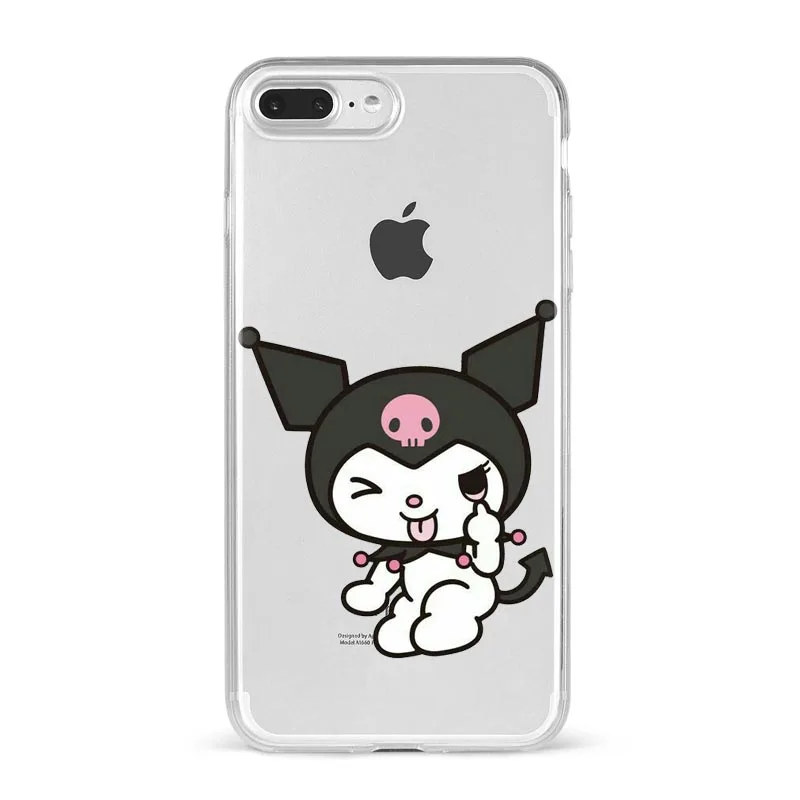 Melody Kuromi Baku Soft Silicone TPU Phone Cover