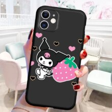 Kuromi Anime Silicone Phone Case For iPhone Kuromi Anime Silicone Phone Case For iPhone