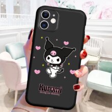 Kuromi Anime Silicone Phone Case For iPhone Kuromi Anime Silicone Phone Case For iPhone