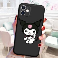 Kuromi Anime Silicone Phone Case For iPhone Kuromi Anime Silicone Phone Case For iPhone